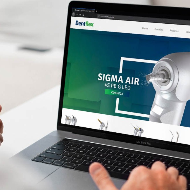 Case de Website <b>Dentflex</b>