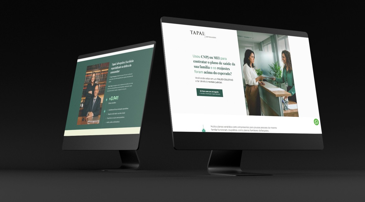 Marketing Digital Tapai Advogados Falso Coletivo