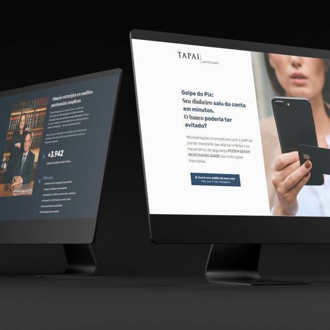 Marketing Digital <br><b>Tapai Advogados <br>Golpe do Pix</b>